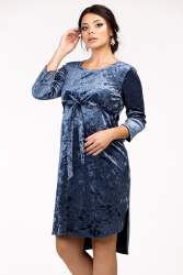 Велюровое платье для беременных