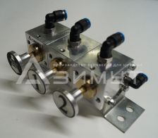 Пневматический блок управления донными клапанами ПБУ-01