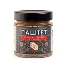 Паштет из печени говядины с грибами