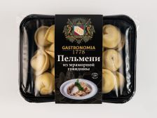 Пельмени из мраморной говядины ручная лепка 