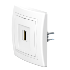 Розетка скрытой установки CADUCEUS ALING PRESTIGE с модулем Keystone HDMI тип A-A (Артикул: 6163)