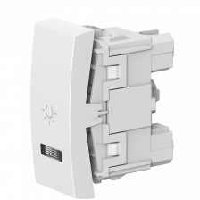 Выключатель кнопочный Свет CADUCEUS ALING MODE для скрытой проводки с индикацией, 10АХ, 250В~, механизм (Артикул: 659I)