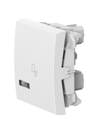 Выключатель кнопочный Звонок CADUCEUS ALING MODE для скрытой проводки с индикацией, 10А, 250В~, механизм (Артикул: 6600I)