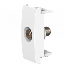 Розетка антенная TV CADUCEUS ALING MODE встраиваемая, одиночная, модульная, механизм (Артикул: 6621)