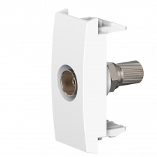 Механизм встраиваемой антенной FM розетки CADUCEUS ALING MODE одиночной, модульной (Артикул: 6622)