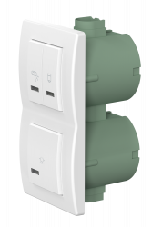 Комплект выключателей CADUCEUS ALING MODE для ванной комнаты, 10А/16А, 250В~ (Артикул: 66912)