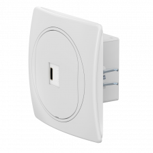 Розетка скрытой установки CADUCEUS ALING EON USB тип С для зарядки 1-го устройства, 3А, 5В=, 250В~ (Артикул: E6166.00)