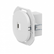 Розетка скрытой установки CADUCEUS ALING EON USB тип С для зарядки 1-го устройства, 3А, 5В=, 250В~, механизм (Артикул: E6166)