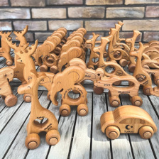 Деревянные игрушки каталки