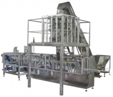 Фасовочный автомат фасовки сыпучих продуктов в дой-пак пакет ДПМ25