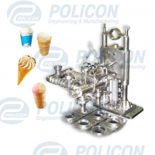 Дозатор мороженого двухпоточный