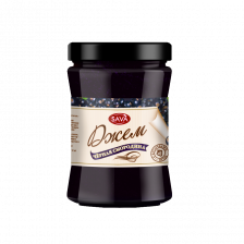 Черносмородиновый джем с кусочками SAVA