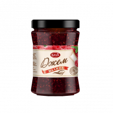 Малиновый джем с кусочками SAVA