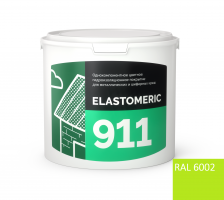 ELASTOMERIC - 911 (ведро 3КГ) RAL 6002 Зеленая листва