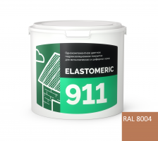 ELASTOMERIC - 911 (ведро 3КГ) RAL 8004 Терракот