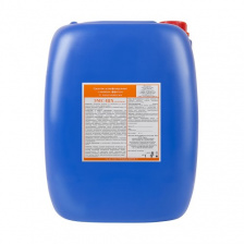 ЭМС — ЩХ беспенное - Щелочное низкопенное хлорсодержащее моюще-обезжиривающее средство для комплексной мойки и дезинфекции пищевого и иного оборудования, тары, помещений, трубо- и молокопроводов; промывки форсунок инъекторов.