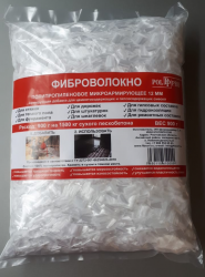 Фиброволокно полипропиленовое микроармирующее  6 мм, 12 мм, 20 мм, 40 мм