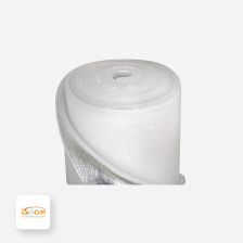 Отражающая теплоизоляция с фольгой рулонная самоклеящаяся Изоком ФС