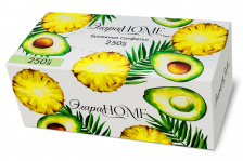 Бумажные салфетки в коробке 250шт