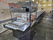 Глазировочная линия СУРА, глазировочная машина СУРА на жгутах