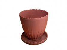 Горшок цветочный с поддонником 5,5 литров