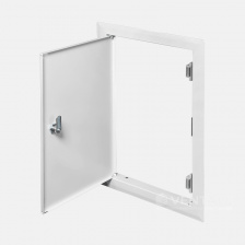 Люк ревизионный металлический с замком Ventale 10*10 (h), сталь 1 мм