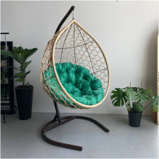 Подвесное кресло из ротанга Большой Прутки Ажур
