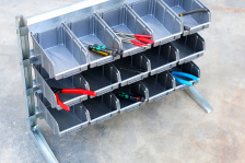 Органайзер для гаража и мастерской с ящиками