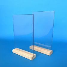 Менюхолдер А4 на деревянном основании