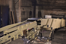 Телескопический конвейер для разгрузки мешков в фуры, контейнеры