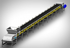 Конвейер ленточный горизонтальный