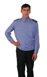 Мужская сорочка для сотрудников МВД, РЖД