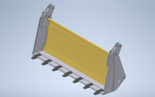 Ковш челюстной для телескопического погрузчика (1,0 м3)