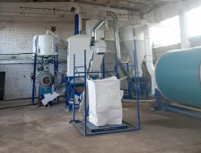 Линия переработки куриного помёта