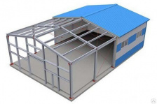 Каркас быстровозводимого здания S 1080 м2 h8