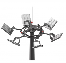 Мачты освещения с мобильной короной МГФ-М