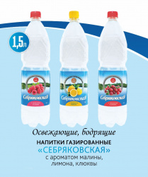 безалкогольные сладкие сильногазированные напитки «Себряковская»