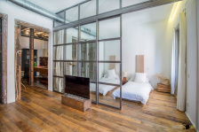 Перегородки из стекла и алюминиевого профиля