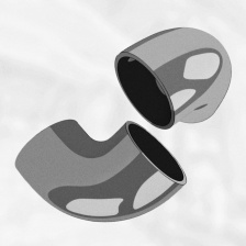 Отвод ОК I 45°-720x19-К60-9.8(14.7)-0.660-1.5DN -60