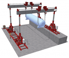 Портальный гидравлический подъемник ПГП1000/12/12*