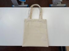 Шоппер Саржа Суровая 100% Хлопок 240г 40х34см Ручки 60см