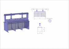 Пресс форма из просечно — вытяжной сетки