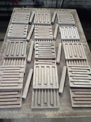 Плита шамотная для установки ТЭНов печь гриль