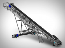Конвейер ленточный радиально-поворотный (КЛРП)