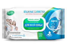 Салфетки влажные антибактериальные «Для всей семьи»