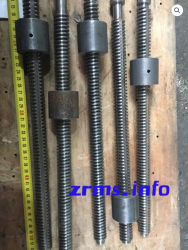 Винт L515мм верхнего суппорта станка 1М63