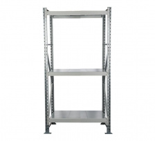 Стеллаж 200x90x40 3 полки металлические