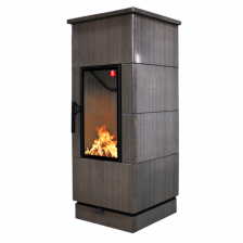 Печь-камин Tabaco Grey