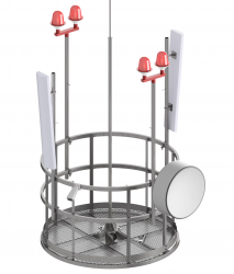 Мачты освещения со стационарной короной ВМОН