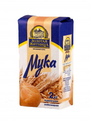 Мука пшеничная в/с Золотая Житница 2 кг
